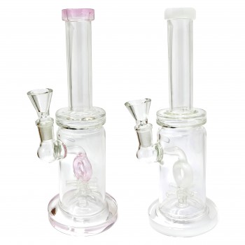 10" Sip & Savor Delicate Donut Bliss W/ Sprinkle Perc Water Pipe - Assorted [SAA09]